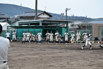 試合中①